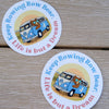 Row Bear Sticker
